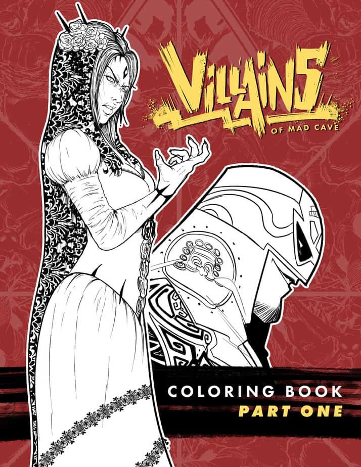 Mad Cave Studios Announce Coloring In Therapy Books 1