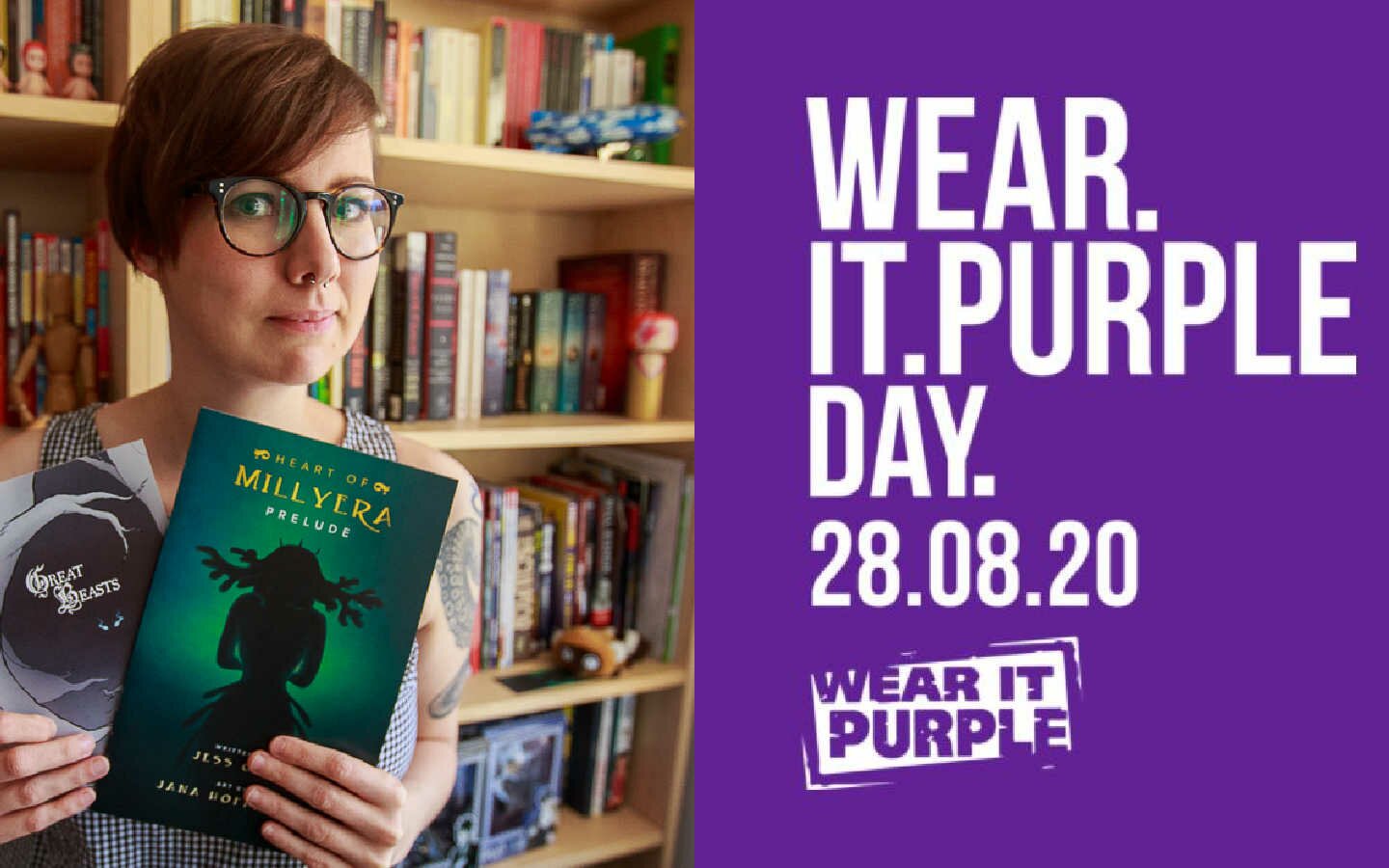 Jess Cate Talks Webcomics and Wear It Purple Day