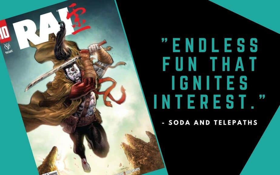 Rai #10 Comic Book Endless Fun That Ignites Interest in the Valiant Universe