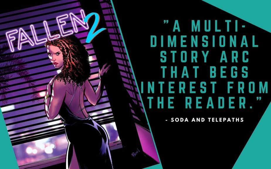 Fallen 2 Indie Comic Book about Detective Noir and Greek Gods