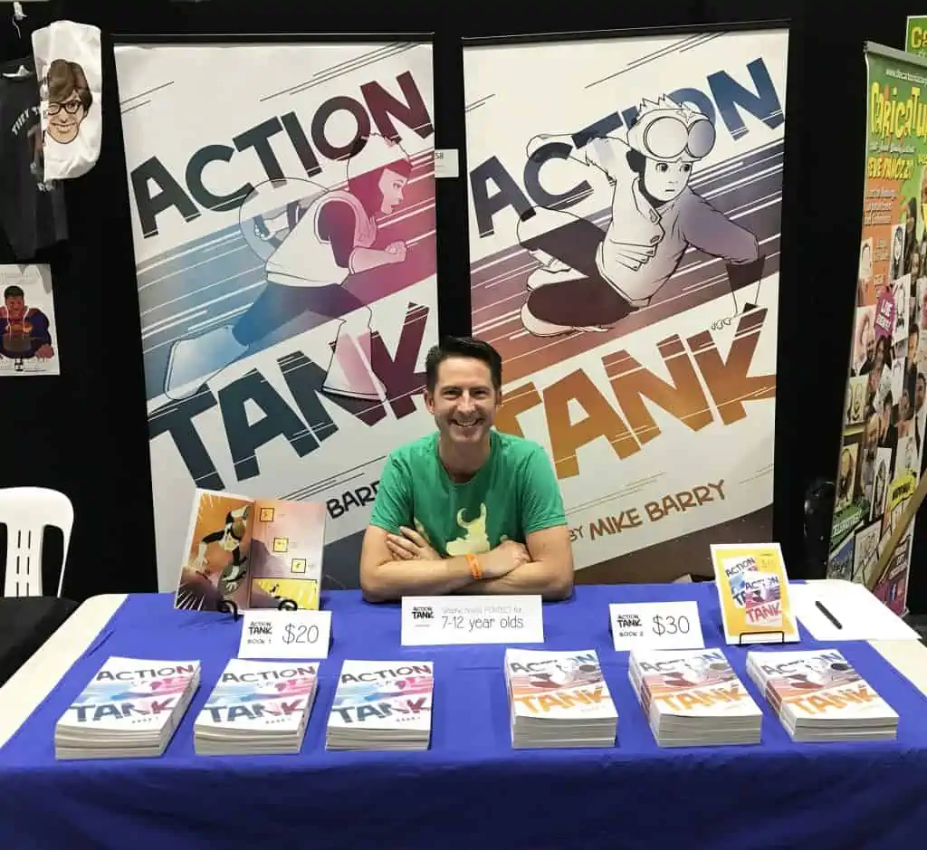 Mike Barry at a local comic con