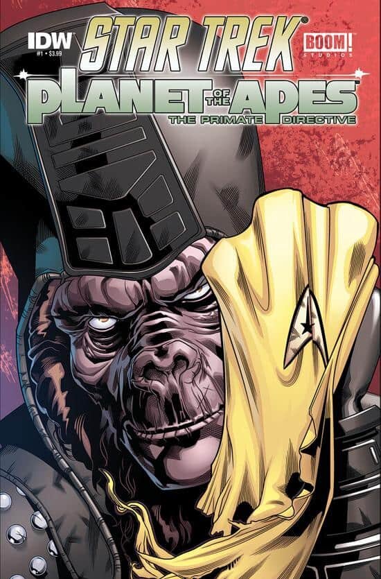 15 Sci-fi Comics about Alternate Universes - Star Trek/Planet of the Apes: The Primate Directive