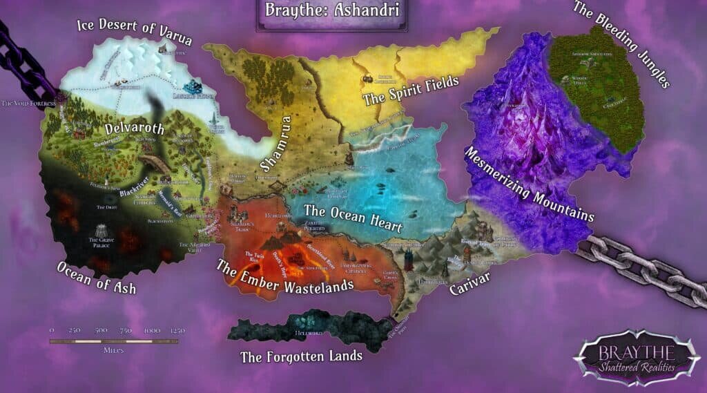 The Braythe world - created by Heiner de Wendt