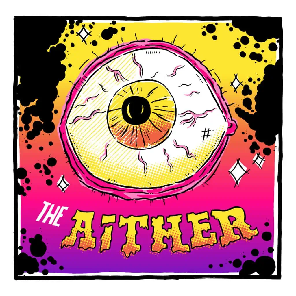 The Aither logo by artist John DC