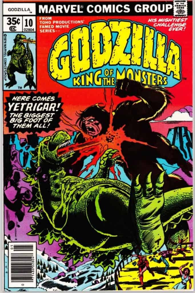 10 Awesome Comics about Bigfoot - Godzilla Vs Yetrigar