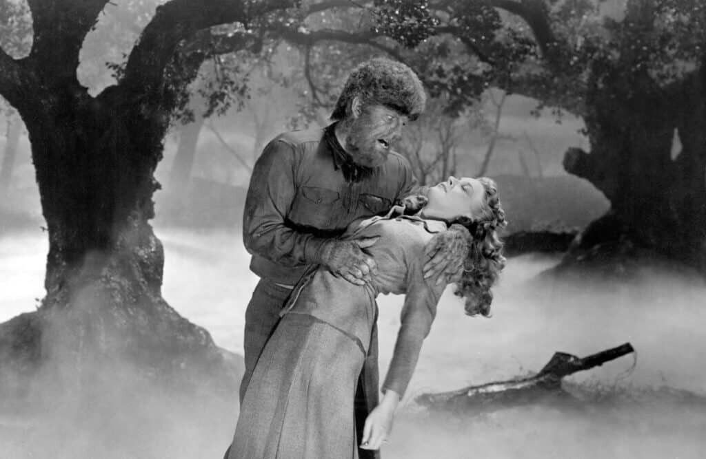 Curse of the Werewolf: Lon Chaney Jr and Evelyn Ankers in The Wolfman (1941)