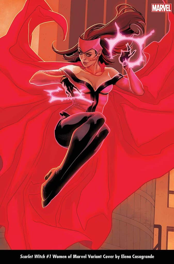 SCARLET WITCH #1 WOMEN OF MARVEL VARIANT COVER BY ELENA CASAGRANDE 