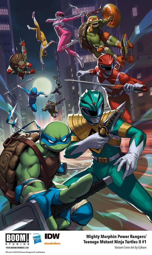 BOOM! Studios Preview: 'Mighty Morphin Power Rangers/Teenage Mutant Ninja Turtles II' #1