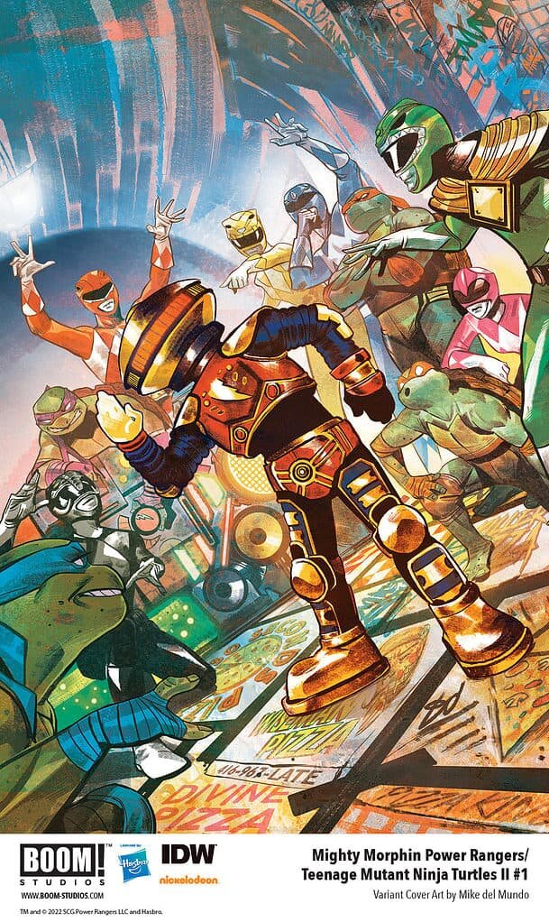 BOOM! Studios Preview: 'Mighty Morphin Power Rangers/Teenage Mutant Ninja Turtles II' #1