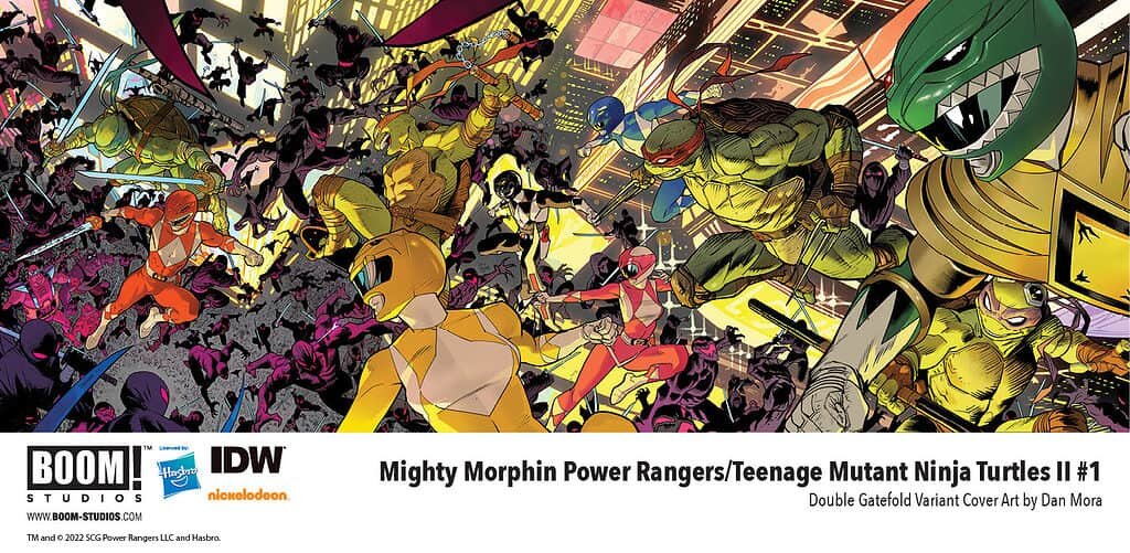 BOOM! Studios Preview: 'Mighty Morphin Power Rangers/Teenage Mutant Ninja Turtles II' #1