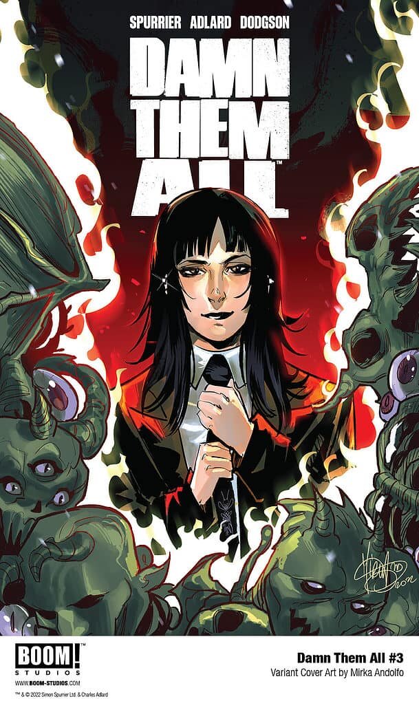 Damn Them All #3 - Variant Cover Art by Mirka Andolfo