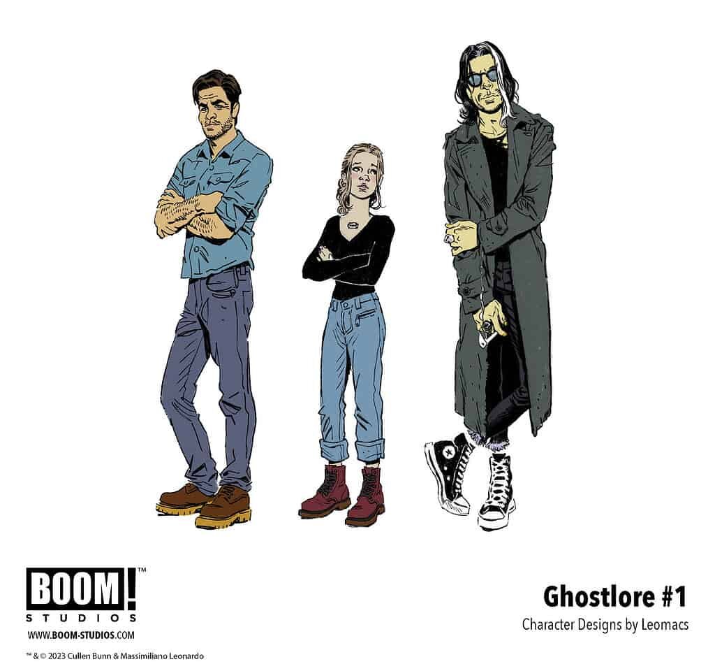 Ghostlore #1, Character Designs by Leomacs