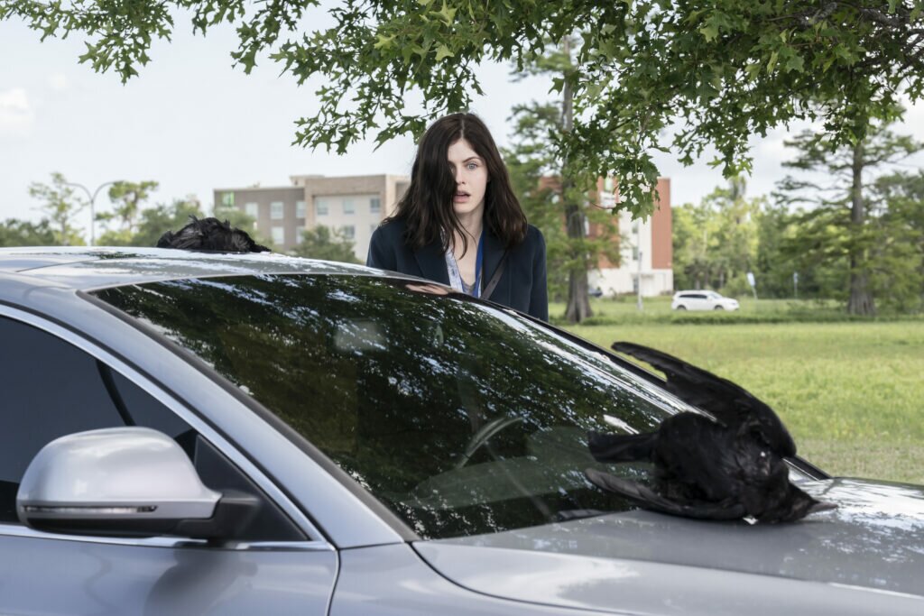 Alexandra Daddario as Dr. Rowan Fielding - Mayfair Witches Season 1, Episode 2 - Photo Credit: Alfonso Bresciani/AMC