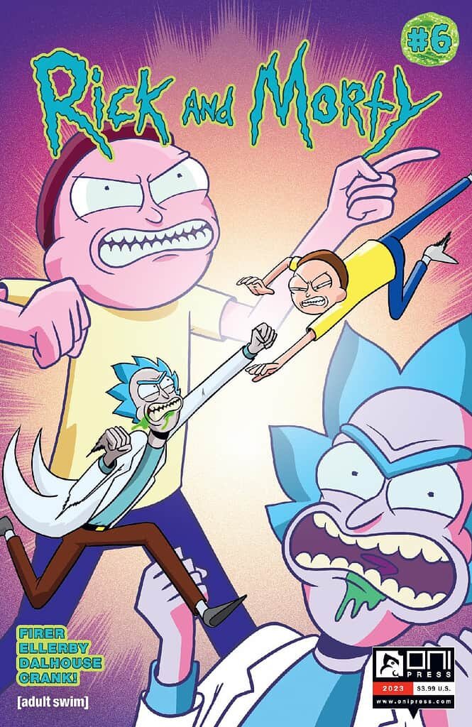 Rick and Morty #6, Cover A by Marc Ellerby