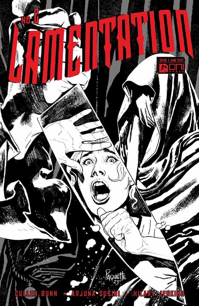 Lamentation #2, B&W Variant by Yanick Paquette - Published by Oni Press